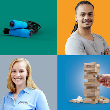 Dein Zusammenarbeitsplatz im #A-THEAM Entdecke Stellenangebote für die Physiotherapie in Berlin